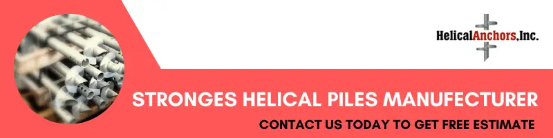 Buy Helical & Blade Screw Piles Direct From Manufacturer – Madewell Products