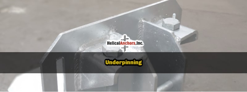 Underpinning brackets for foundation repair by helical anchors inc | the strongest helical pier manufacture