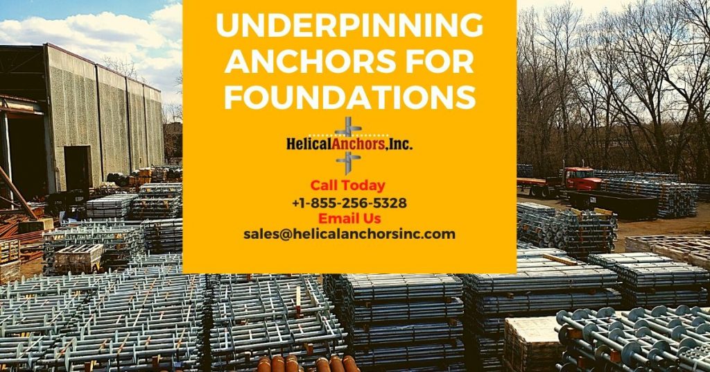 Underpinning Anchors For Foundations