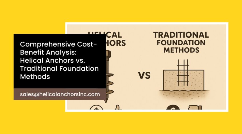 Comprehensive Cost-Benefit Analysis: Helical Anchors vs. Traditional Foundation Methods